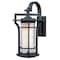 Maxim Lighting Oakville 1-Light 8" Wide Black Oxide Outdoor Wall Sconce 30484WGBO - alternate 1